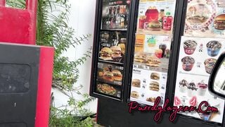 THOTS GONE WILD IN DRIVE THRU