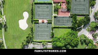 Family Strokes - Fucking my new Stepmom while Dad Works