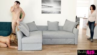 Bratty Sis - Step Brother Fucks Step Sister right next to Mom! S3:E11