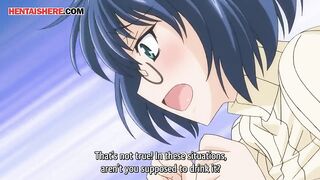 The Nerdy Girl with Huge Tits | Hentai Uncensored