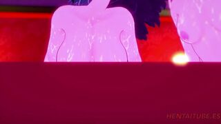 Boku no Hero Hentai - Orgy Momo, Uraraka & Jiro with Deku, Todoroki & Bakugou
