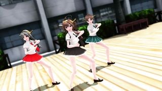 [MMD] Kongo Sister, Pink Cat [KanColle]