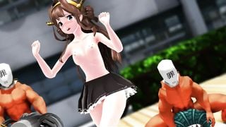 [MMD] Kongo Sister, Pink Cat [KanColle]