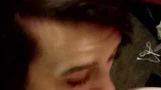 Young Teen, Sucking Dick and getting her first Facial!