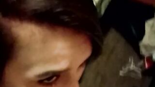 Young Teen, Sucking Dick and getting her first Facial!