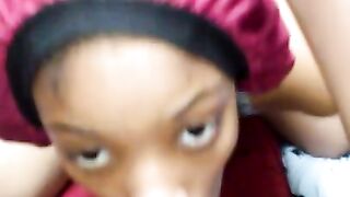 Dumb Dick Suckin Thot Suckin Dick Sloppy with a Dick in her Mouth