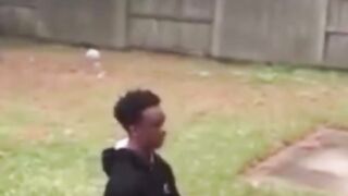 Young Thot taking Dick on back Porch