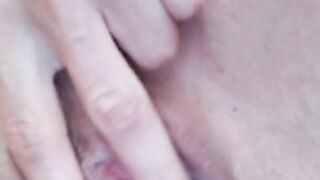 Girl Caresses herself before Arousal