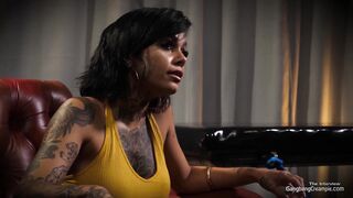 Tattooed 21yo Gangbanged and Filled with CUM