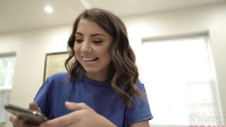 Slutty Teen Ava Eden Shows up to Set Ready to Fuck