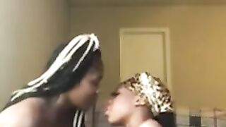 Young Ebony Tia Eating Ddoll P2