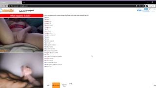 Hot Blonde on Omegle Masturbates with me till Cum