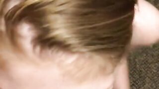 Redhead Teen Sucking Cock and Facial