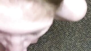 Redhead Teen Sucking Cock and Facial