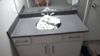 Caught Fucking in a Bathroom!