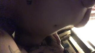 Shy Goth Girl Gets Fucked Hard by Tattooed Stranger