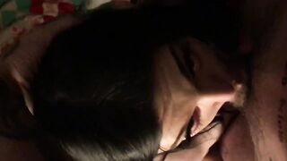 Shy Goth Girl Gets Fucked Hard by Tattooed Stranger