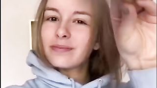 19 Year old Girl Fingered on Tiktok
