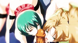 Busty lesbians have an incredible threesome | Hentai Uncensored