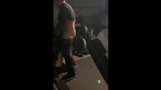 Ebony Deepthroats Cock and Gets a Throatpie