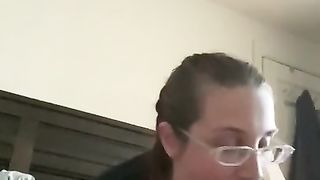 White Girl Sucks BBC