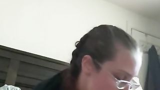 White Girl Sucks BBC