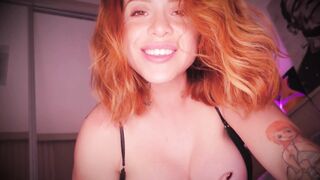 JOI - Big Boobs HOT Redhead Massagist Gets Naughty