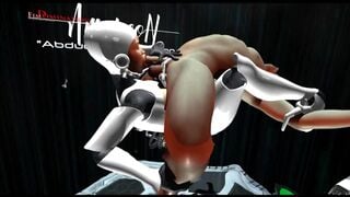 SFM 3D VR Sex Droid Sucks Prisoner Dry