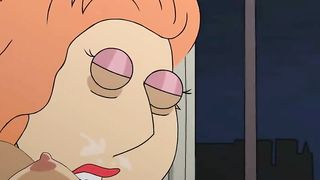 Nude Loise has a nasty threesome