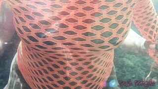 My Mom sent me to School but i went to the River to Fuck my Boyfriend instead / Risky Public Sex