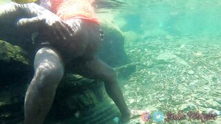 My Mom sent me to School but i went to the River to Fuck my Boyfriend instead / Risky Public Sex