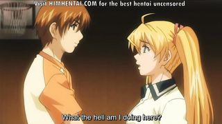 Young busty lesbians have threesome | Anime hentai