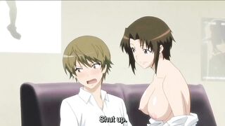 Young people stay to study and do an anal gangbang | Anime hentai