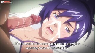 Teen with Big Tits does Blowjob and Cums | Hentai uncensored