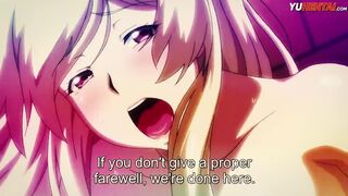 Hentai Uncensored |  Blonde busty teen fucks brother with big cock