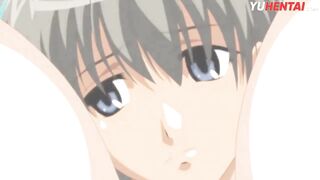 Busty blonde teen likes to do anal | Hentai uncensored