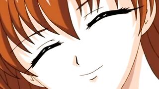 Lesbian anime sex with dildo toys