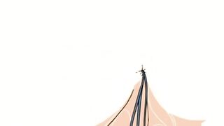 Lesbian anime sex with dildo toys