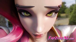 Overwatch Animated Sweet Sombra Gets a Nice Pounding from Behind