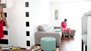 BANGBROS - Latin Maid Rose Monroe getting her Venezuelan Big Ass Banged by Jmac