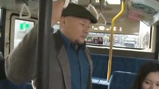 Housewife bus masturbation