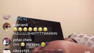 Ebony Maturbating on Instagram Live