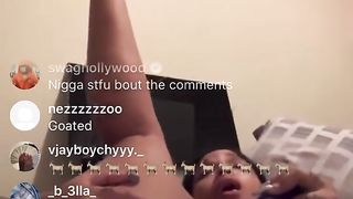 Ebony Maturbating on Instagram Live