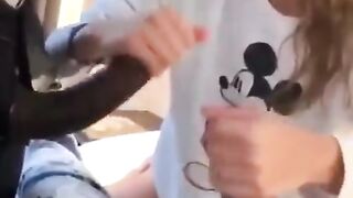 Cheating Wife Sucks Dick while She’s Home alone