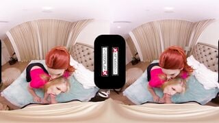 VRCosplayX Beth and Summer Caught you Masturbating before Wild 3some