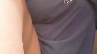 Thick Teen with Big Ass Masturbating