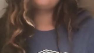 Thick Teen with Big Ass Masturbating