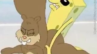 Sandy in SpongeBob have sex