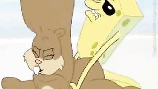 Sandy in SpongeBob have sex