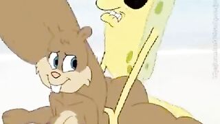 Sandy in SpongeBob have sex